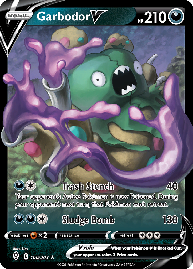 Evolving Skies Garbodor V #100/203