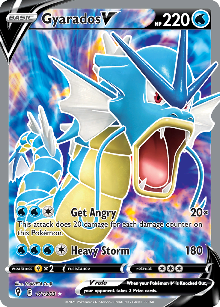 Evolving Skies Gyarados V #171/203