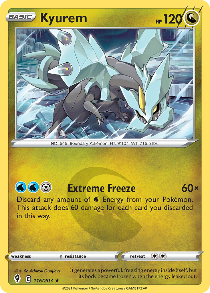 Evolving Skies Holo Kyurem #116/203
