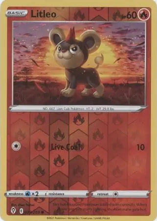 Evolving Skies Litleo #22/203 reverse holo