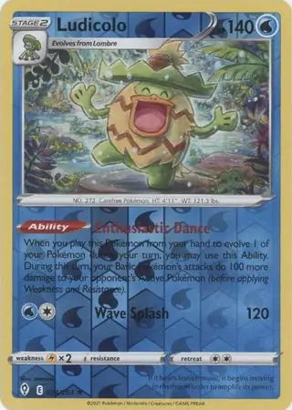 Evolving Skies Ludicolo #34/203 reverse holo