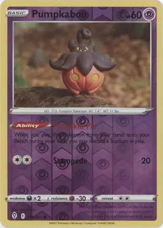 Evolving Skies Pumpkaboo #76/203 reverse holo
