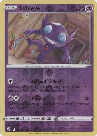 Evolving Skies Sableye #67/203 reverse holo