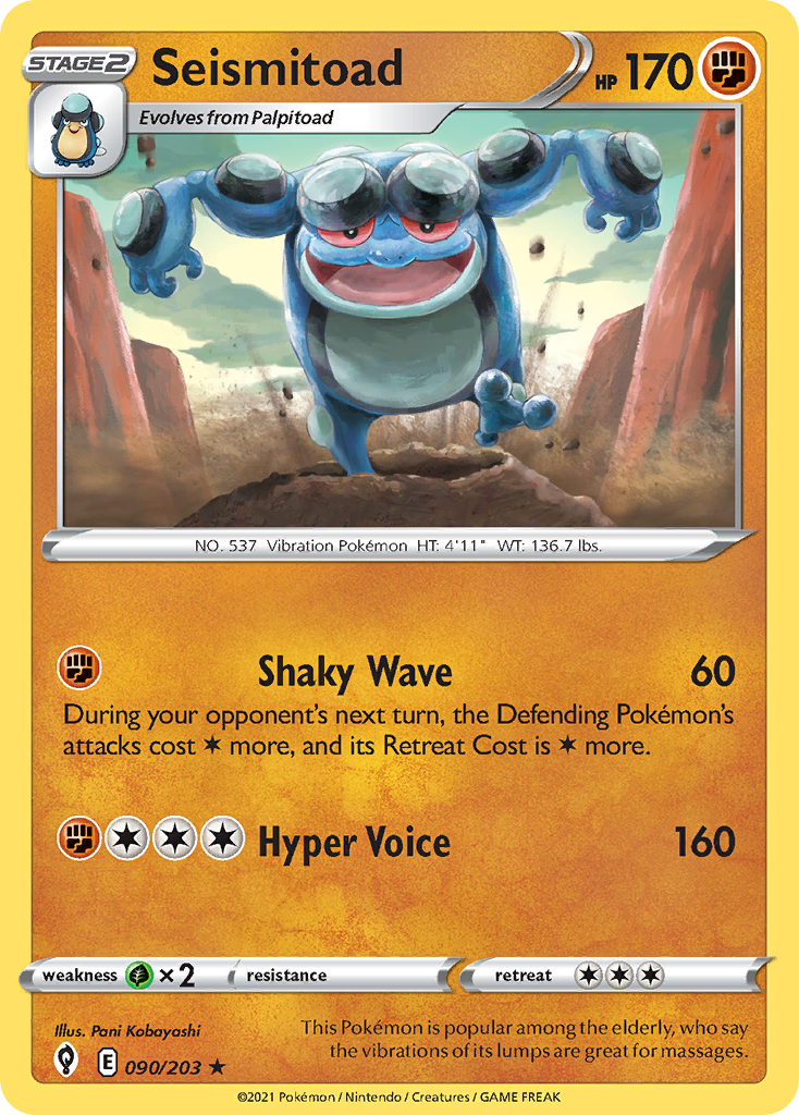 Evolving Skies Seismitoad #90/203