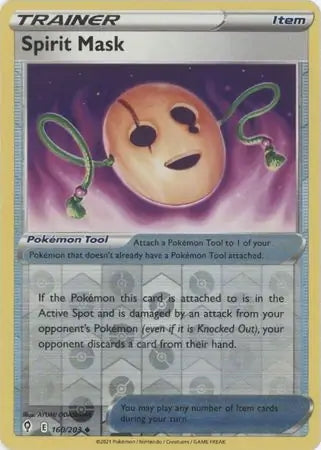 Evolving Skies Spirit Mask #160/203 reverse holo