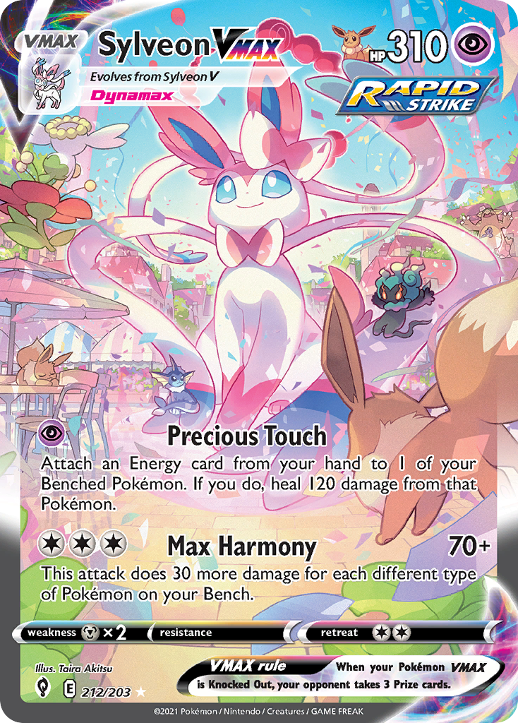 Evolving Skies Sylveon VMAX #212/203