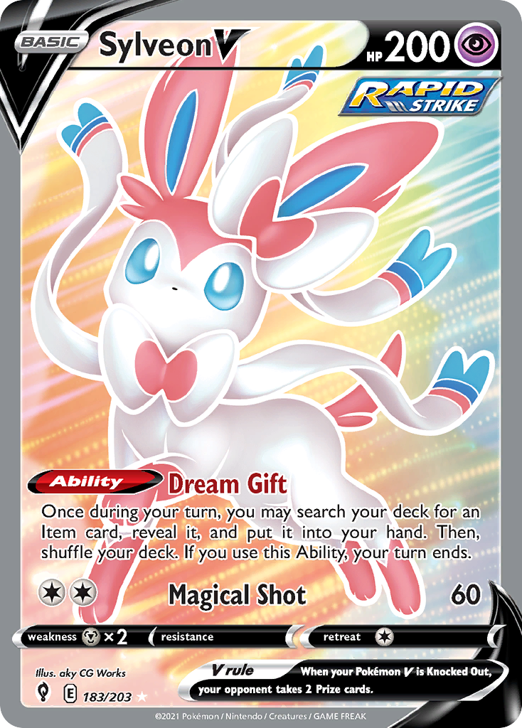 Evolving Skies Sylveon V #183/203