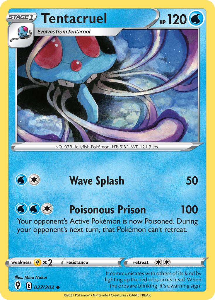 Evolving Skies Tentacruel #27/203