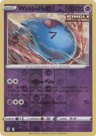Evolving Skies Wobbuffet #66/203 reverse holo