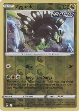 Evolving Skies Zygarde #118/203 reverse holo