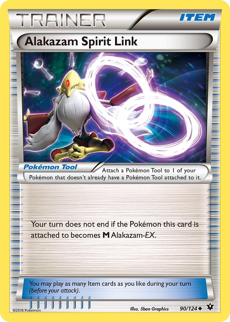 Fates Collide Alakazam Spirit Link #90/124