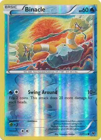 Fates Collide Binacle #22/124 reverse holo