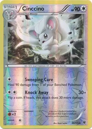 Fates Collide Cinccino #89/124 reverse holo