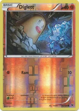 Fates Collide Diglett #36/124 reverse holo