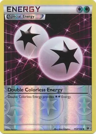 Fates Collide Double Colorless Energy #114/124 reverse holo