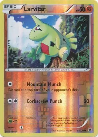 Fates Collide Larvitar #41/124 reverse holo