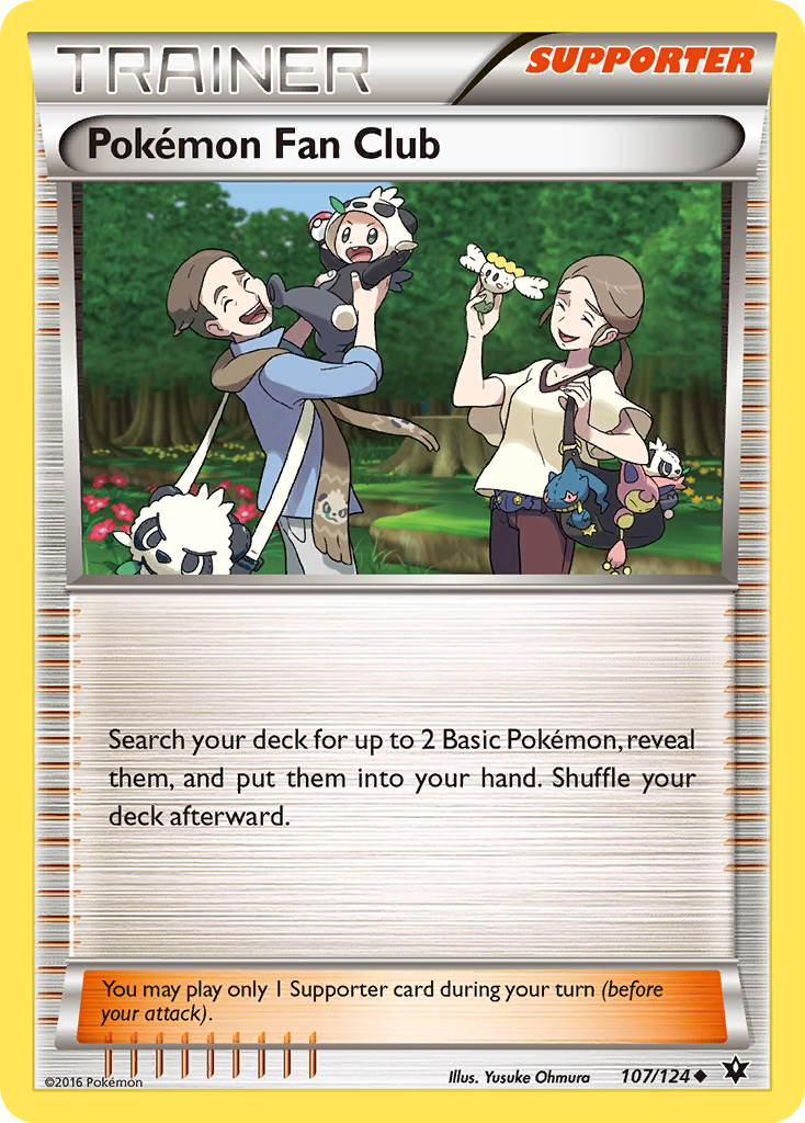 Fates Collide Pokemon Fan Club #107/124