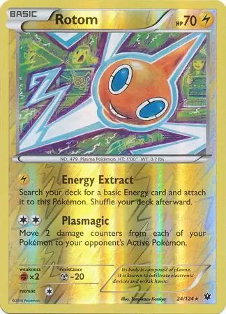 Fates Collide Rotom #24/124 reverse holo