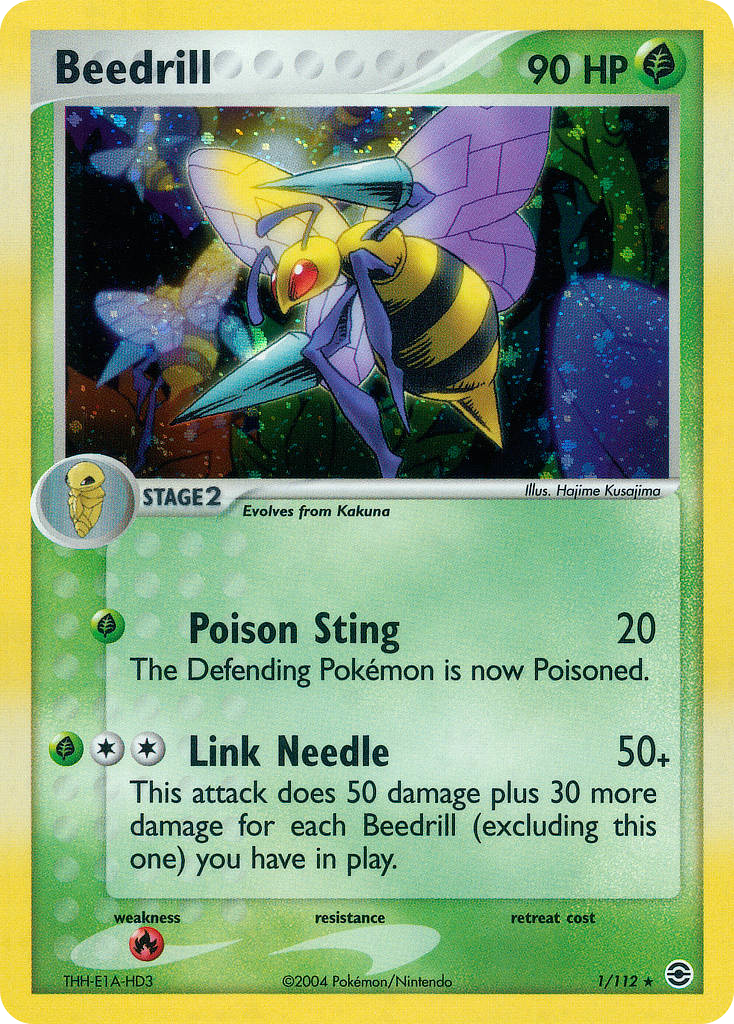 FireRed & LeafGreen Beedrill #1/112