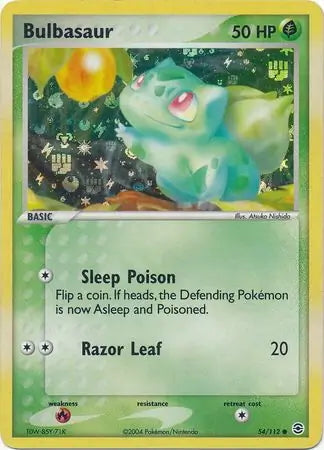 FireRed & LeafGreen Bulbasaur #54/112 reverse holo