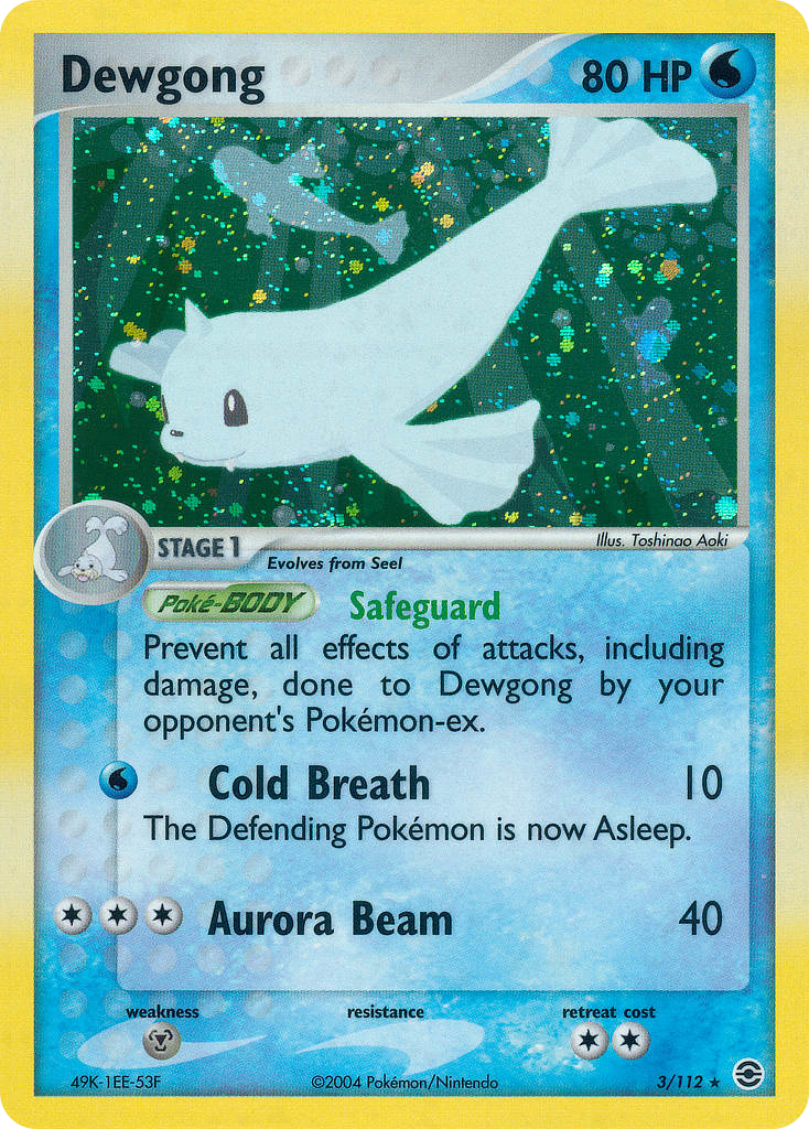 FireRed & LeafGreen Dewgong #3/112