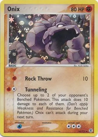 FireRed & LeafGreen Onix #42/112 reverse holo