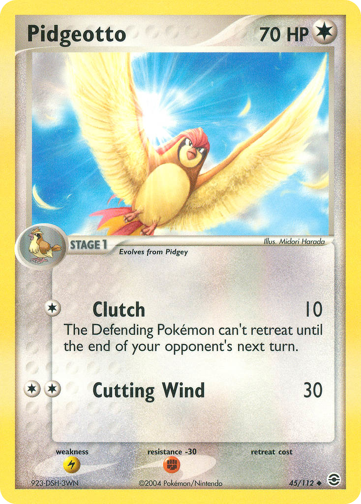 FireRed & LeafGreen Pidgeotto #45/112