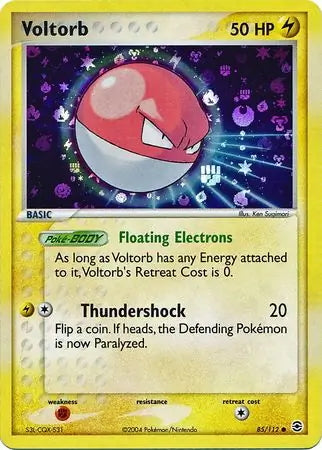 FireRed & LeafGreen Voltorb #85/112 reverse holo