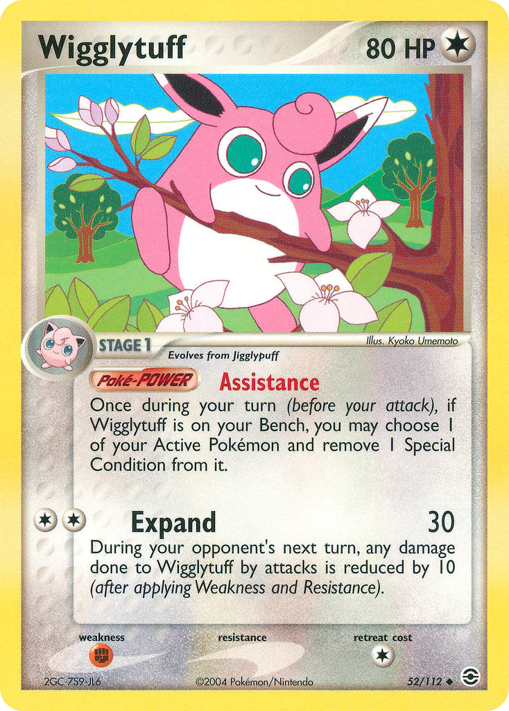 FireRed & LeafGreen Wigglytuff #52/112