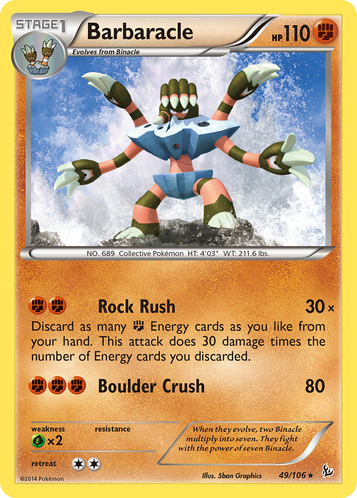 Flashfire Barbaracle #49/106