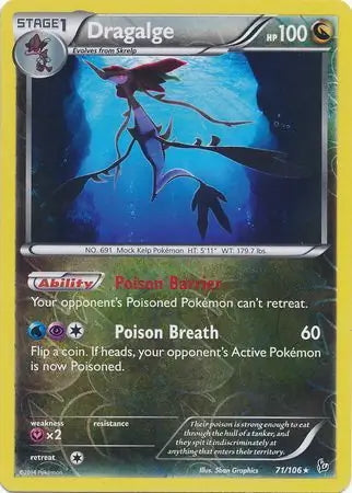 Flashfire Dragalge #71/106 reverse holo