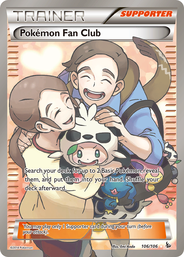 Flashfire Pokémon Fan Club #106/106