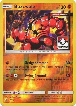 Forbidden Light Buzzwole #77 League Promo