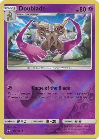 Forbidden Light Doublade #48/131 reverse holo
