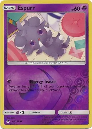 Forbidden Light Espurr #44/131 reverse holo