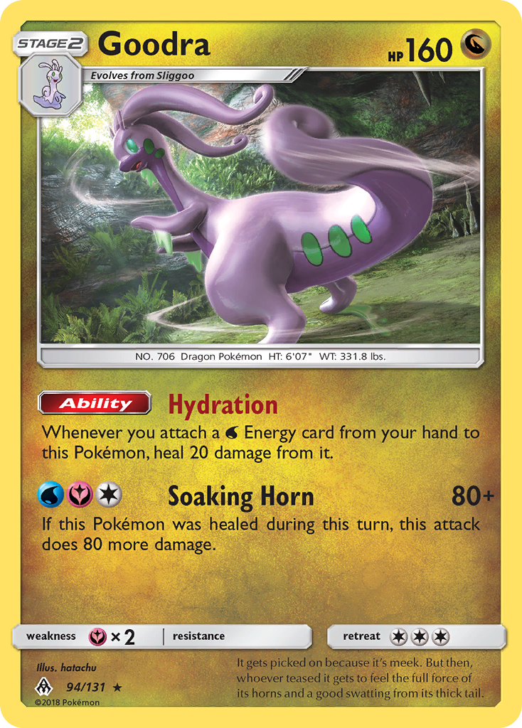 Forbidden Light Holo Goodra #94/131