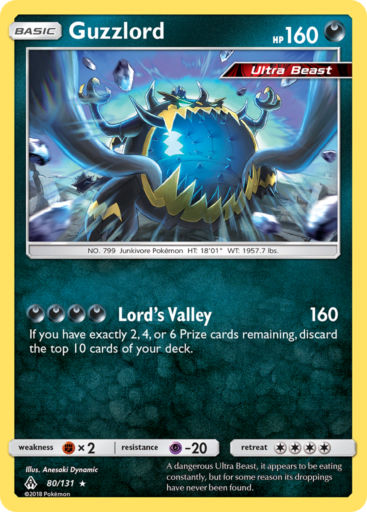 Forbidden Light Holo Guzzlord #80/131