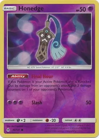 Forbidden Light Honedge #46/131 reverse holo