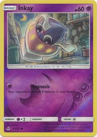 Forbidden Light Inkay #50/131 reverse holo