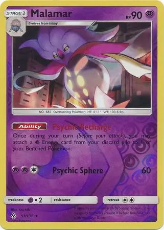 Forbidden Light Malamar #51/131 reverse holo