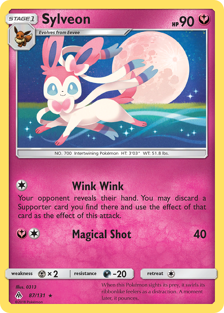 Forbidden Light Sylveon #87/131