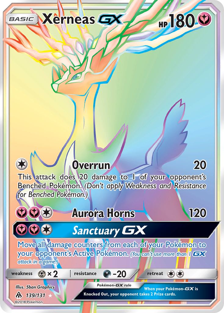 Forbidden Light Xerneas GX #139/131