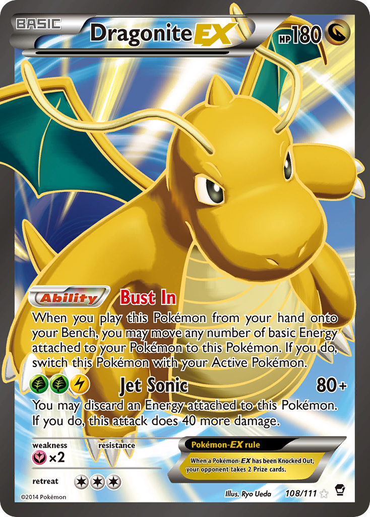 Furious Fists Dragonite EX #108/111