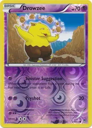 Furious Fists Drowzee #35/111 reverse holo