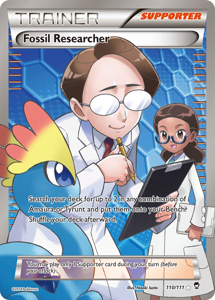 Furious Fists Fossil Researcher #110/111