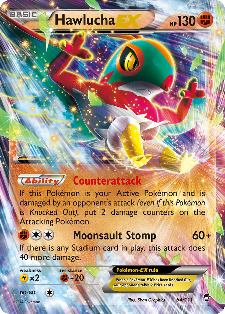 Furious Fists Hawlucha EX #64/111