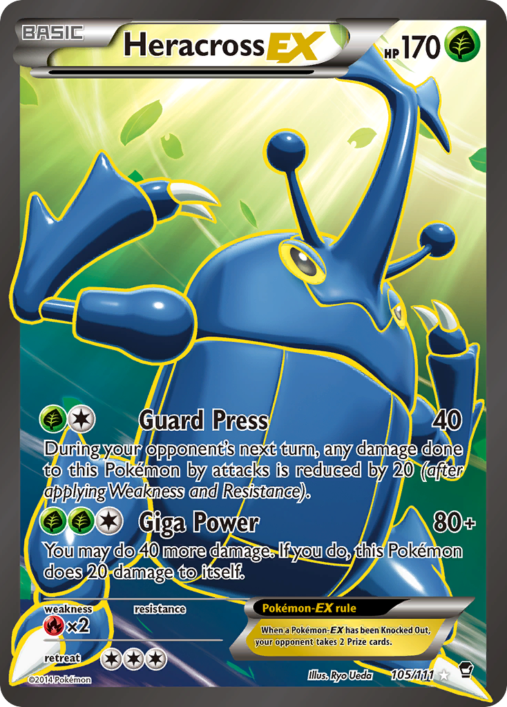 Furious Fists Heracross EX #105/111