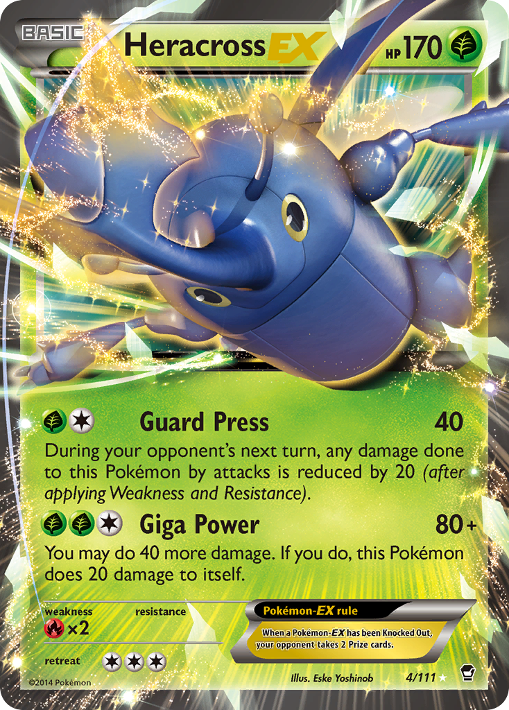 Furious Fists Heracross EX #4/111