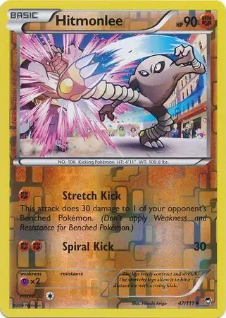 Furious Fists Hitmonlee #47/111 reverse holo