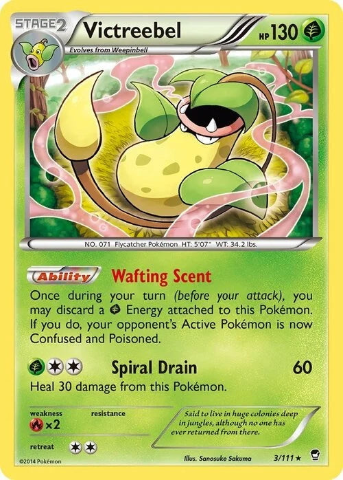 Furious Fists Holo Victreebel #3/111